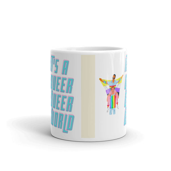  It's A Queer Queer World Mug by Queer In The World Originals sold by Queer In The World: The Shop - LGBT Merch Fashion