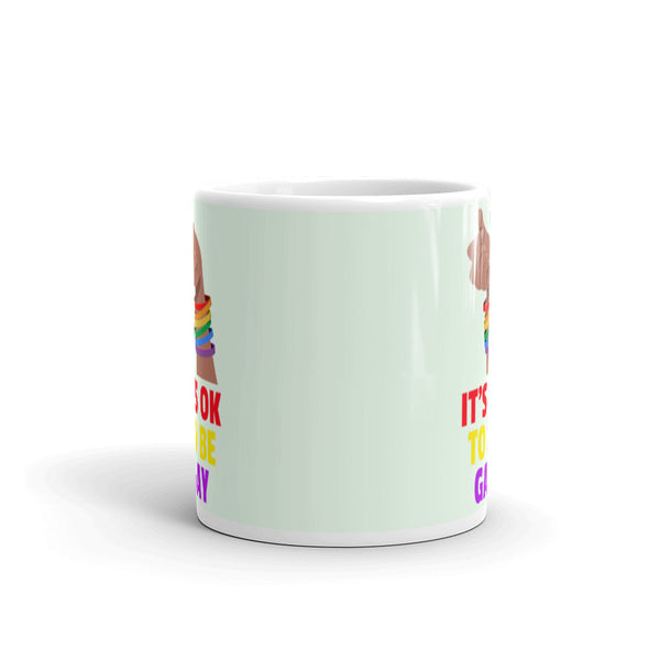  It's Ok To Be Gay Mug by Queer In The World Originals sold by Queer In The World: The Shop - LGBT Merch Fashion