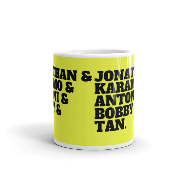  Jonathan & Karamo & Antoni & Bobby & Tan Mug by Queer In The World Originals sold by Queer In The World: The Shop - LGBT Merch Fashion