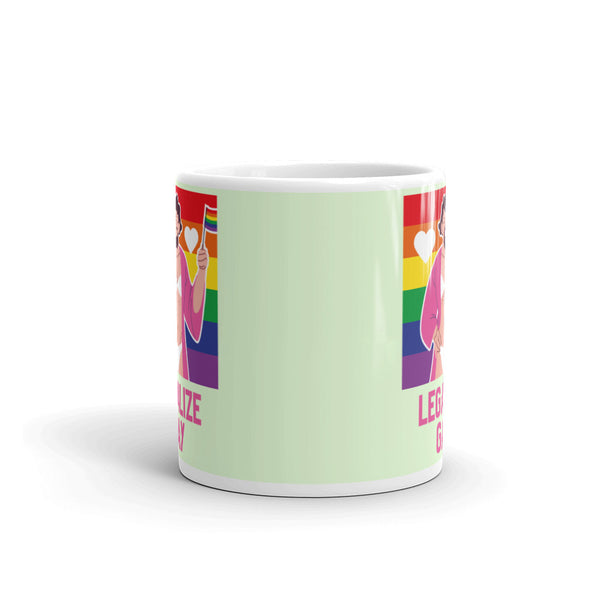  Legalize Gay Mug by Queer In The World Originals sold by Queer In The World: The Shop - LGBT Merch Fashion