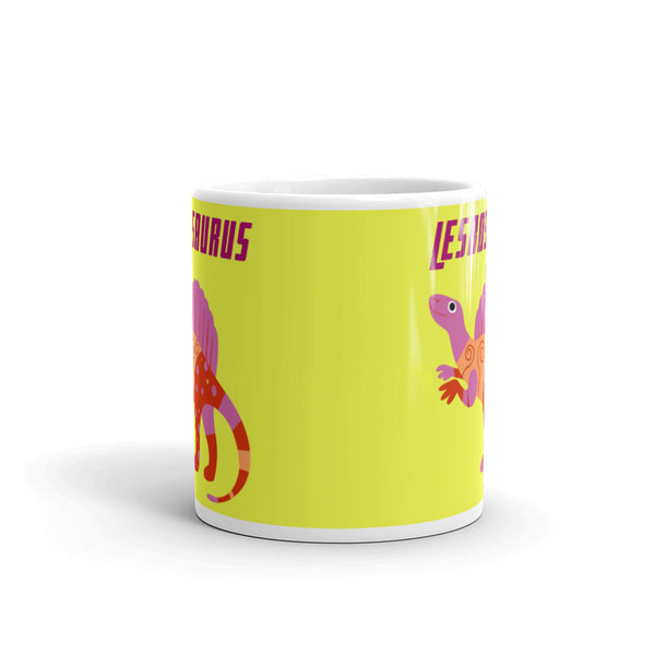  Lesbosaurus Mug by Queer In The World Originals sold by Queer In The World: The Shop - LGBT Merch Fashion