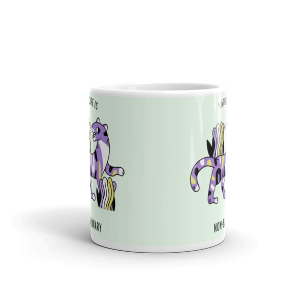  Nature Is Non-Binary Mug by Queer In The World Originals sold by Queer In The World: The Shop - LGBT Merch Fashion