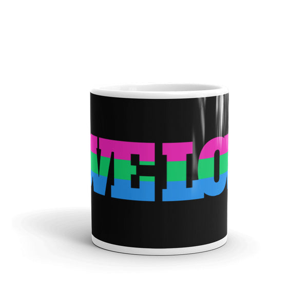  Polysexual Love Mug by Queer In The World Originals sold by Queer In The World: The Shop - LGBT Merch Fashion