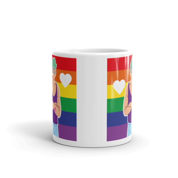  Queer Love Mug by Queer In The World Originals sold by Queer In The World: The Shop - LGBT Merch Fashion