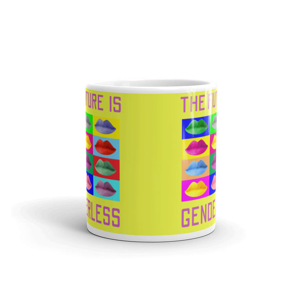  The Future Is Genderless Mug by Queer In The World Originals sold by Queer In The World: The Shop - LGBT Merch Fashion