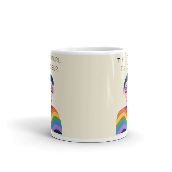  The Future Is Queer Mug by Queer In The World Originals sold by Queer In The World: The Shop - LGBT Merch Fashion