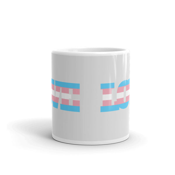  Transgender Love Mug by Queer In The World Originals sold by Queer In The World: The Shop - LGBT Merch Fashion