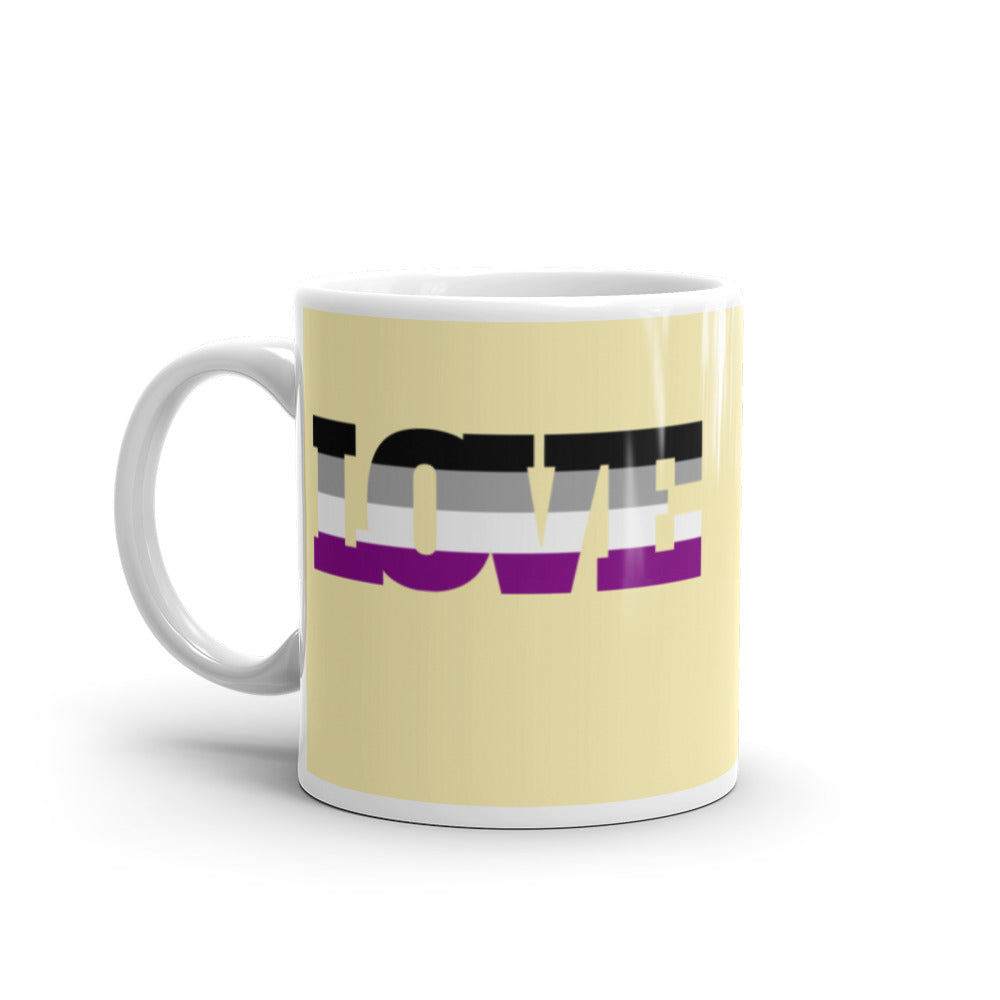  Asexual Love Mug by Queer In The World Originals sold by Queer In The World: The Shop - LGBT Merch Fashion