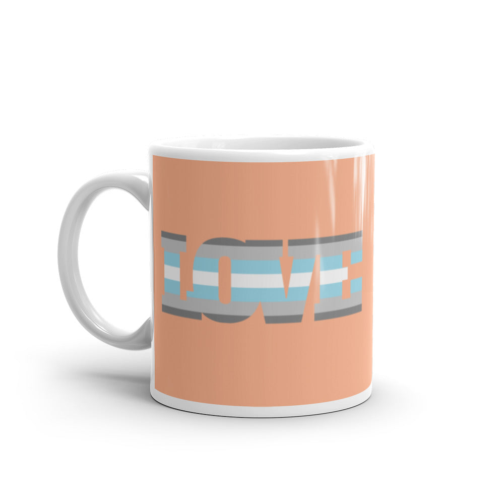  Demiboy Love Mug by Queer In The World Originals sold by Queer In The World: The Shop - LGBT Merch Fashion