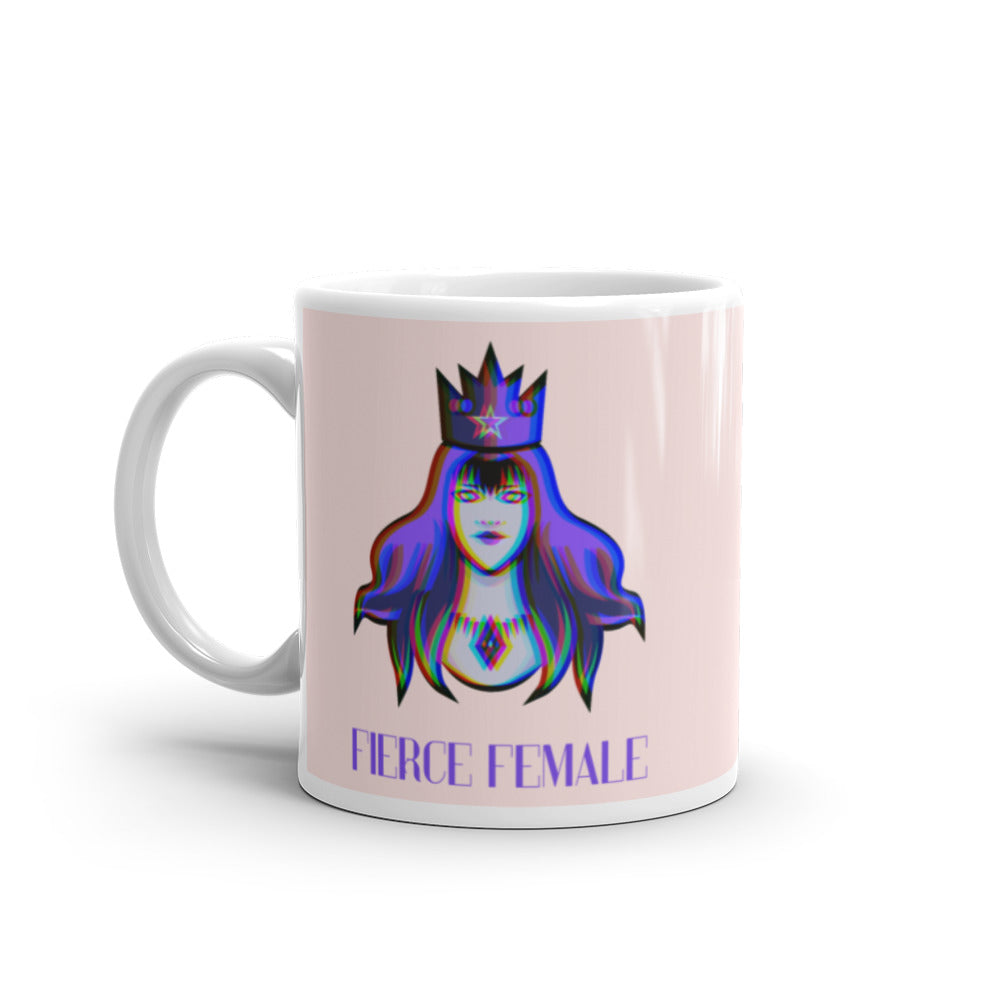  Fierce Female Mug by Queer In The World Originals sold by Queer In The World: The Shop - LGBT Merch Fashion