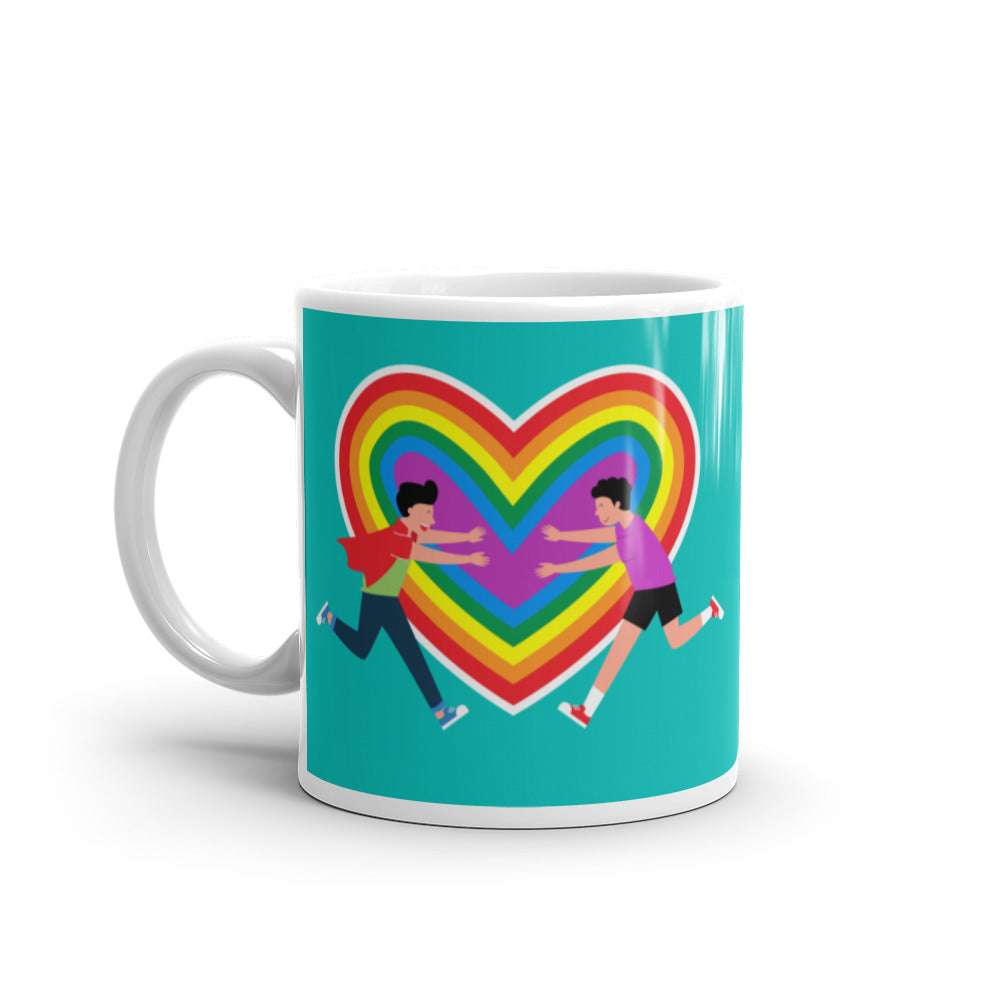  Gay Couple Mug by Queer In The World Originals sold by Queer In The World: The Shop - LGBT Merch Fashion