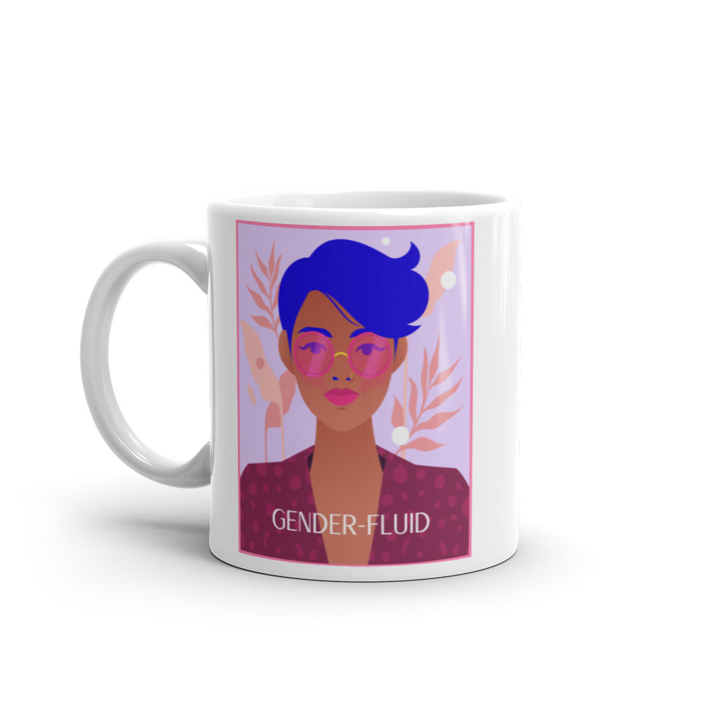  Gender-fluid Mug by Queer In The World Originals sold by Queer In The World: The Shop - LGBT Merch Fashion