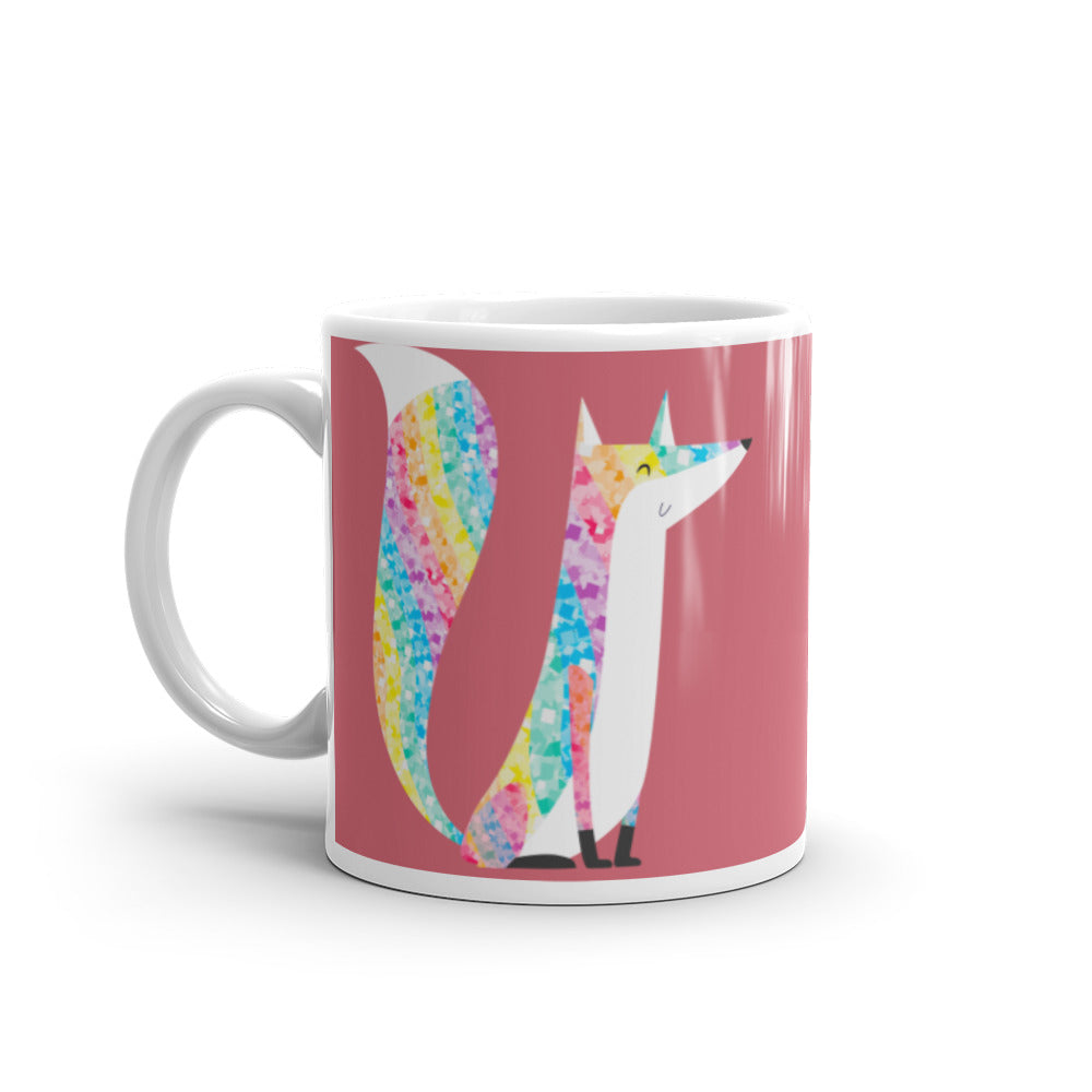  Glitter Fox Mug by Queer In The World Originals sold by Queer In The World: The Shop - LGBT Merch Fashion