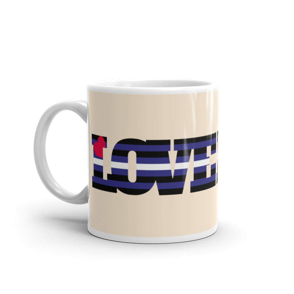  Leather Pride Love Mug by Queer In The World Originals sold by Queer In The World: The Shop - LGBT Merch Fashion