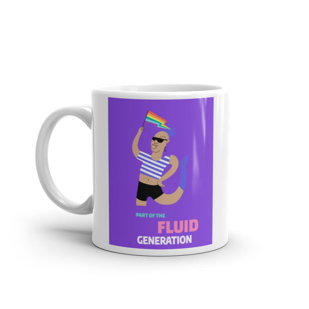  Part Of The Fluid Generation Mug by Queer In The World Originals sold by Queer In The World: The Shop - LGBT Merch Fashion