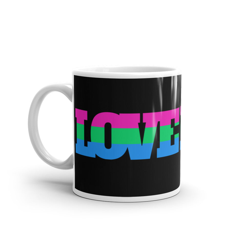  Polysexual Love Mug by Queer In The World Originals sold by Queer In The World: The Shop - LGBT Merch Fashion