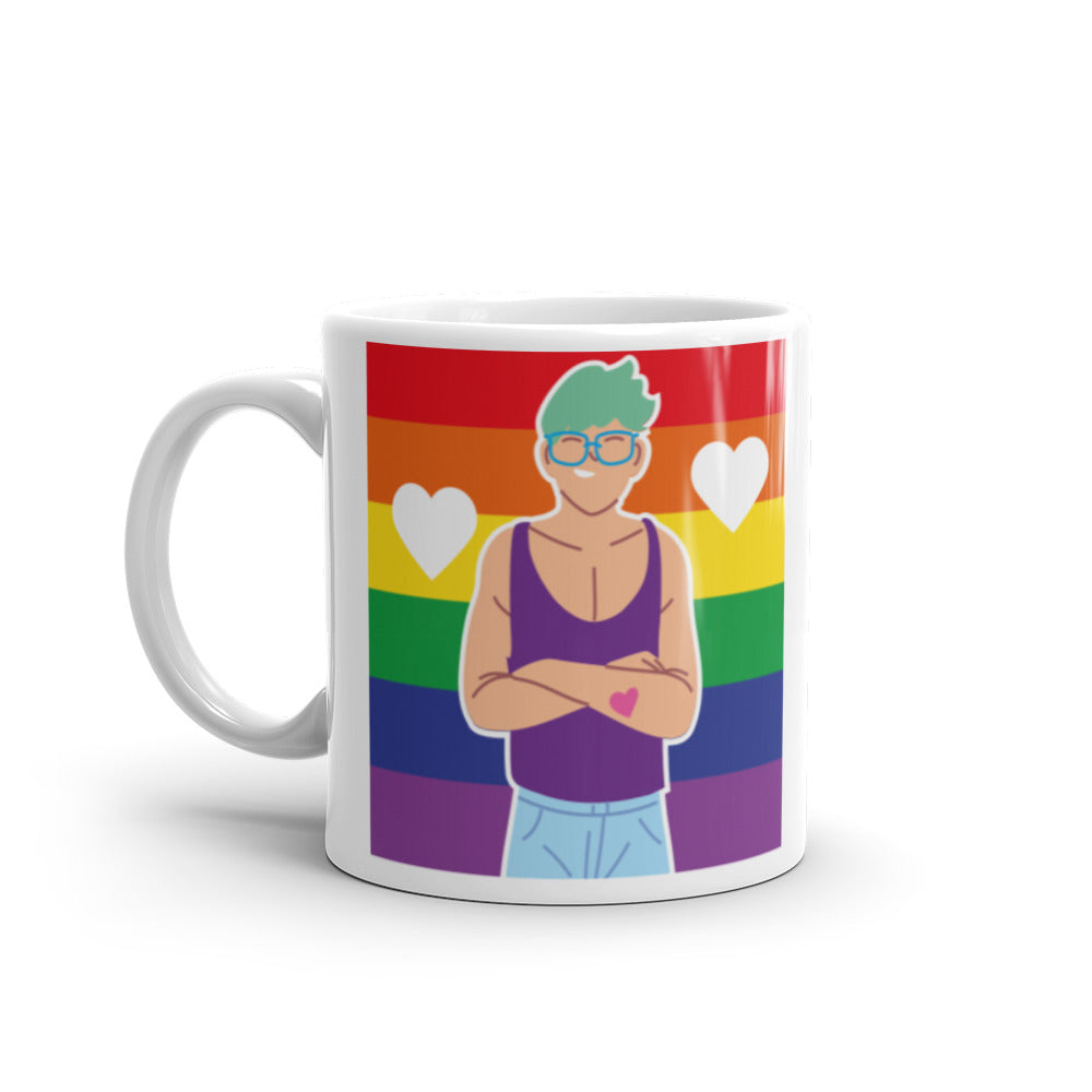  Queer Love Mug by Queer In The World Originals sold by Queer In The World: The Shop - LGBT Merch Fashion