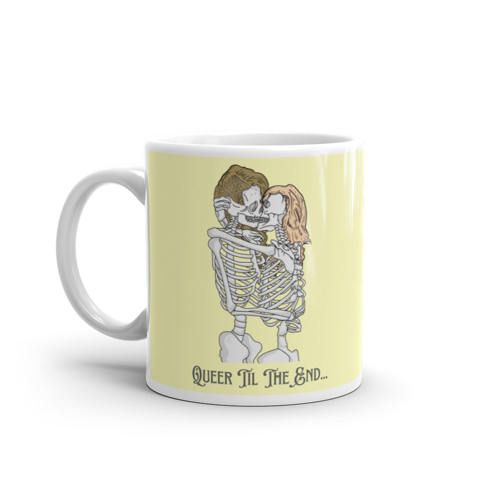  Queer Til The End Mug by Queer In The World Originals sold by Queer In The World: The Shop - LGBT Merch Fashion