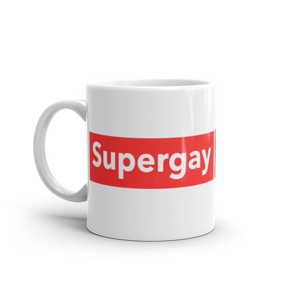  Supergay Mug by Queer In The World Originals sold by Queer In The World: The Shop - LGBT Merch Fashion