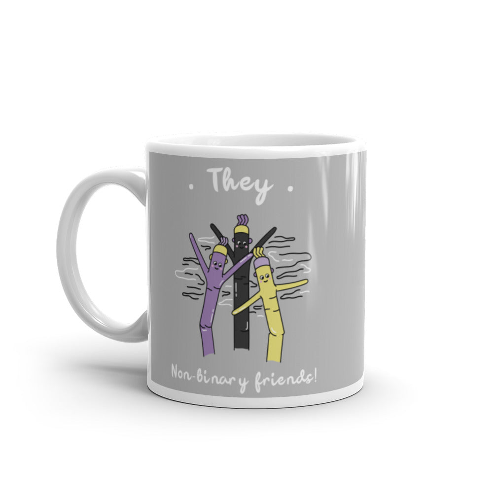  They Non-Binary Friends Mug by Queer In The World Originals sold by Queer In The World: The Shop - LGBT Merch Fashion
