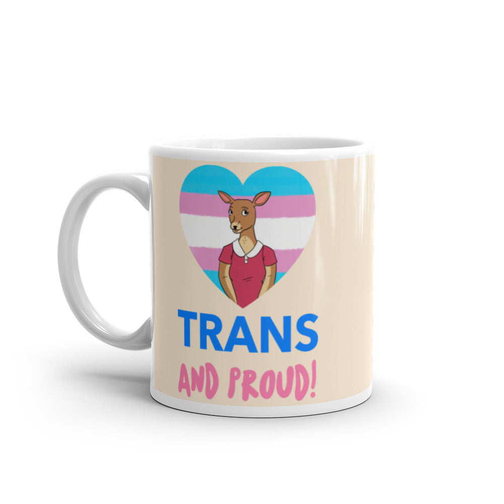  Trans And Proud Mug by Queer In The World Originals sold by Queer In The World: The Shop - LGBT Merch Fashion