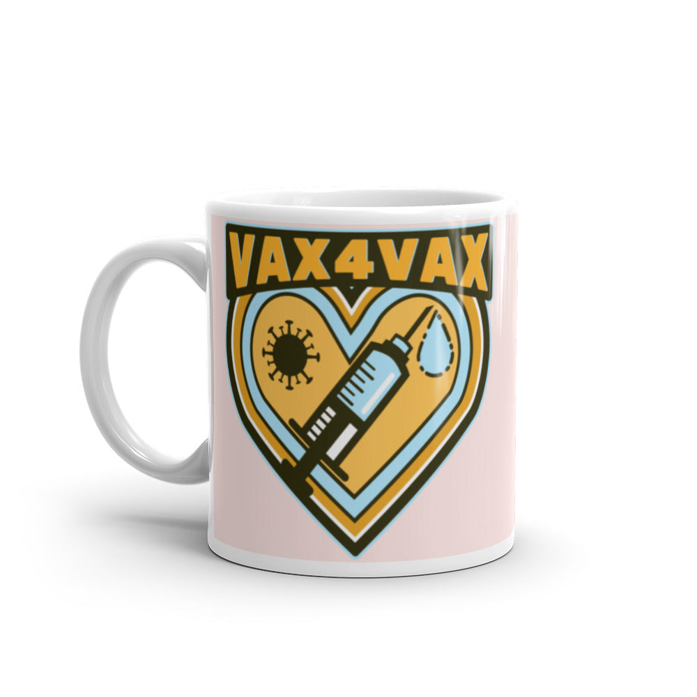  Vax 4 Vax Mug by Queer In The World Originals sold by Queer In The World: The Shop - LGBT Merch Fashion