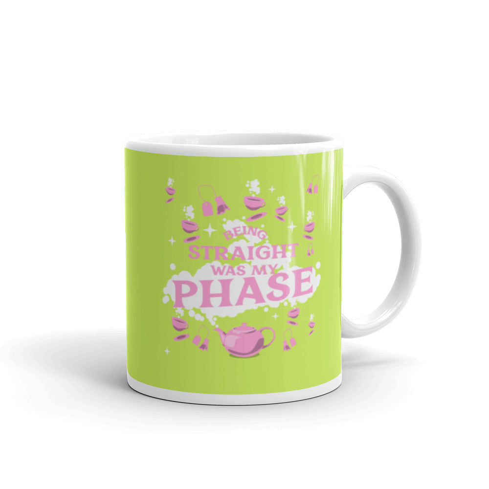  Being Straight Was My Phase Mug by Queer In The World Originals sold by Queer In The World: The Shop - LGBT Merch Fashion