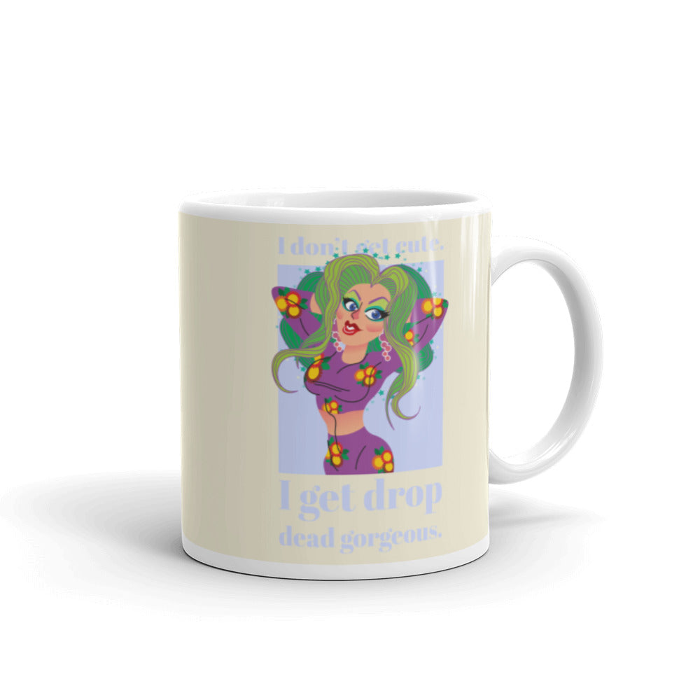  Drop Dead Gorgeous Mug by Queer In The World Originals sold by Queer In The World: The Shop - LGBT Merch Fashion