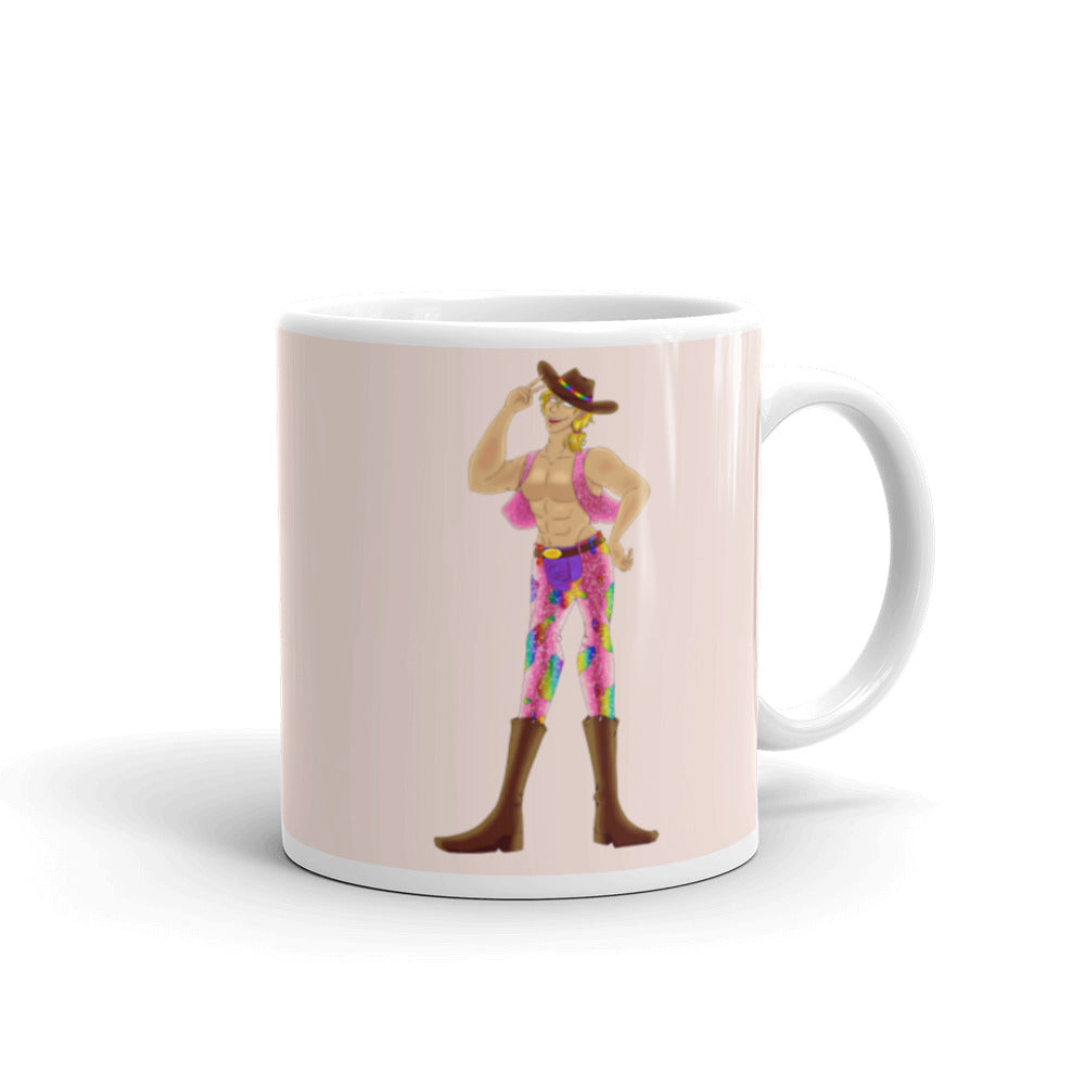  Gay Cowboy Mug by Queer In The World Originals sold by Queer In The World: The Shop - LGBT Merch Fashion