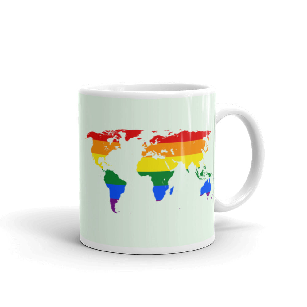  Gay Map Mug by Queer In The World Originals sold by Queer In The World: The Shop - LGBT Merch Fashion