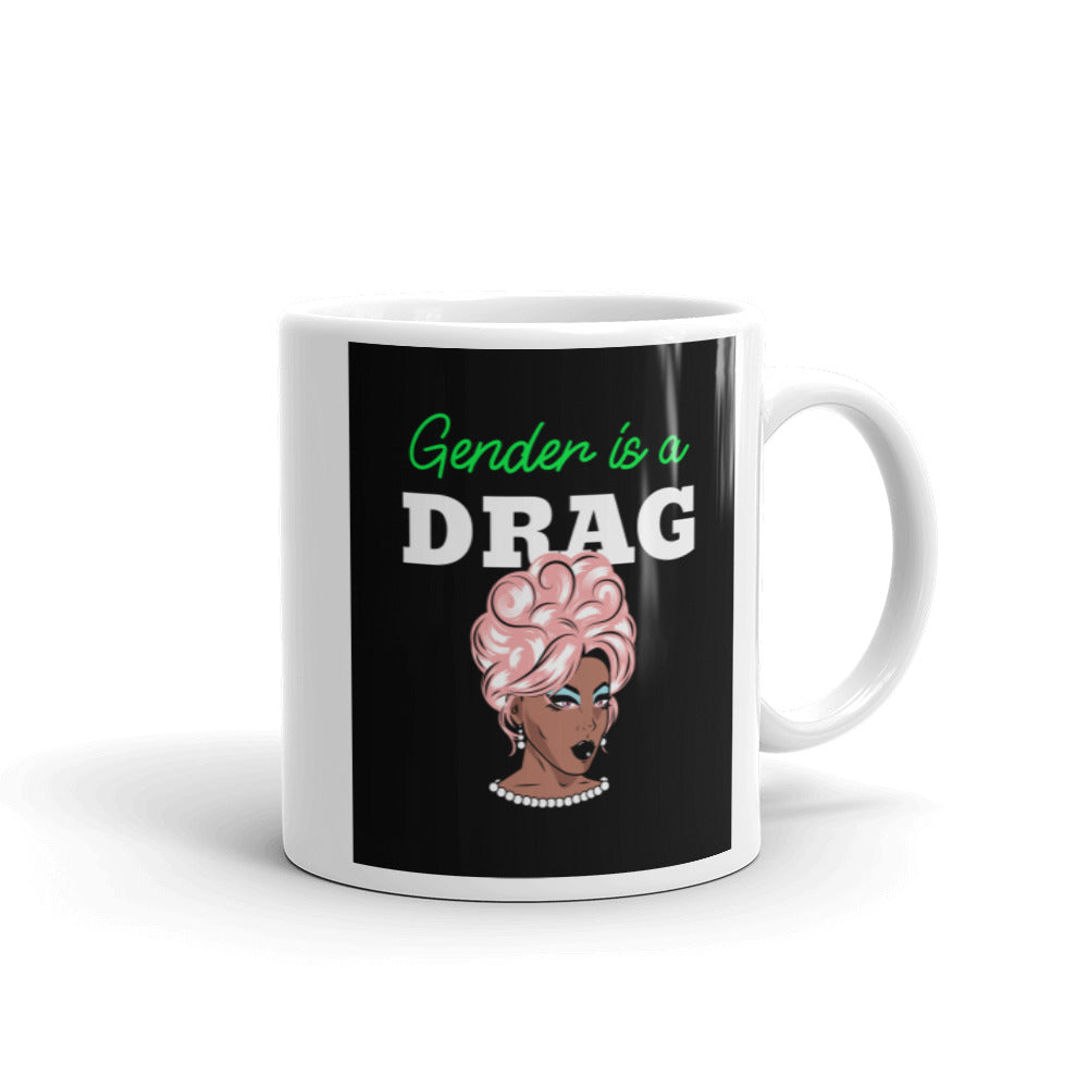  Gender Is A Drag Mug by Queer In The World Originals sold by Queer In The World: The Shop - LGBT Merch Fashion