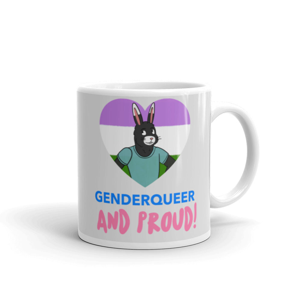  Genderqueer And Proud Mug by Queer In The World Originals sold by Queer In The World: The Shop - LGBT Merch Fashion