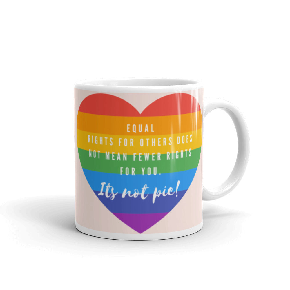  It's Not Pie Mug by Queer In The World Originals sold by Queer In The World: The Shop - LGBT Merch Fashion