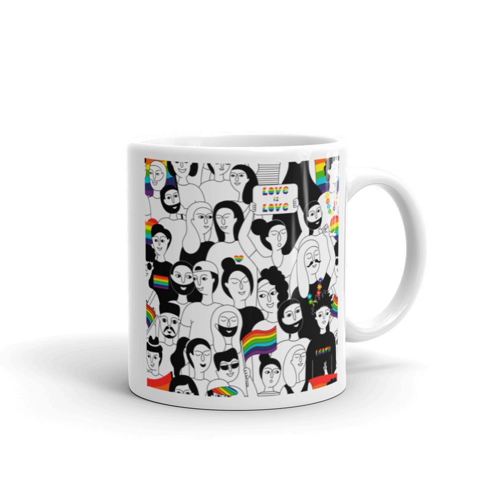  LGBT Pride Mug by Queer In The World Originals sold by Queer In The World: The Shop - LGBT Merch Fashion