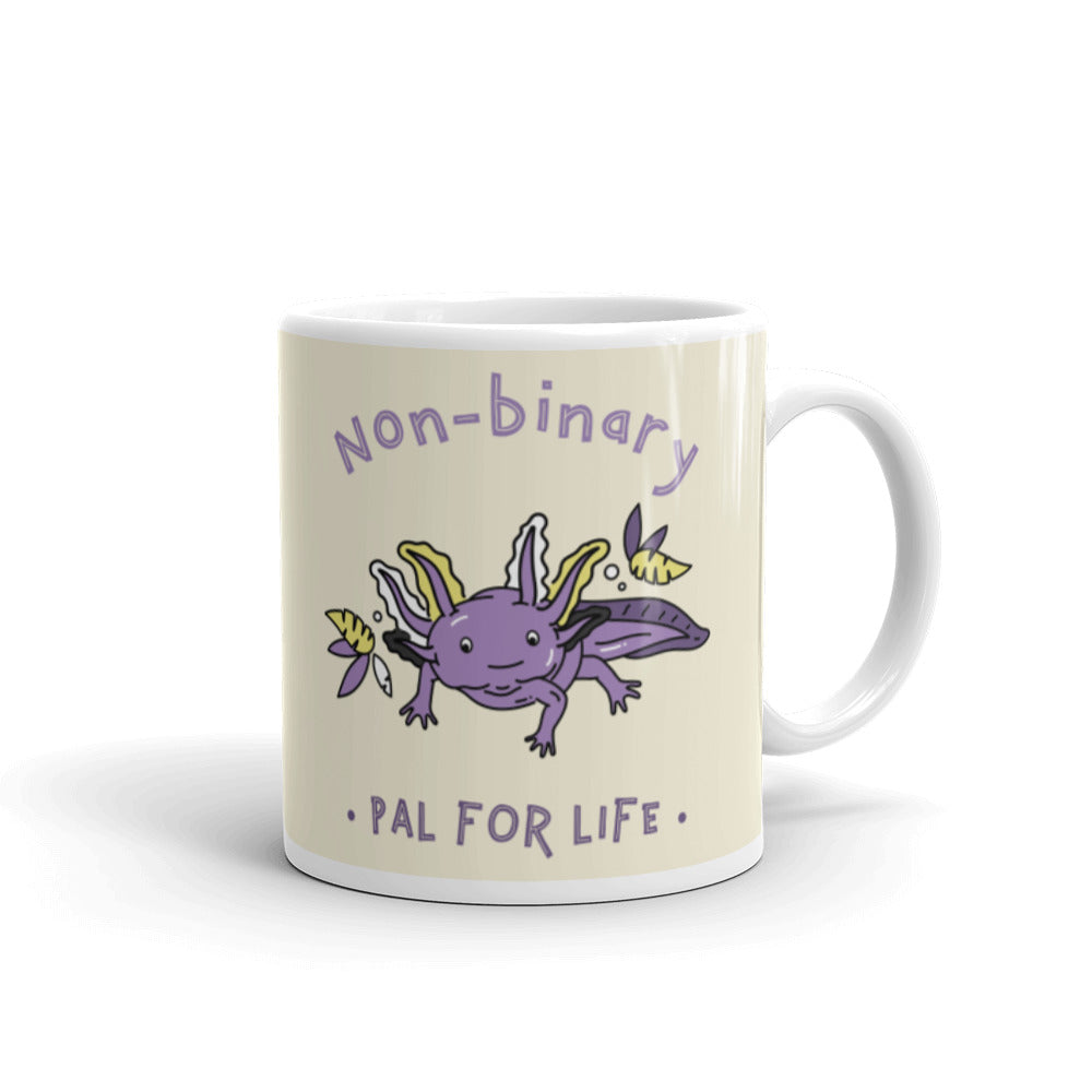  Non-Binary Pal For Life Mug by Queer In The World Originals sold by Queer In The World: The Shop - LGBT Merch Fashion