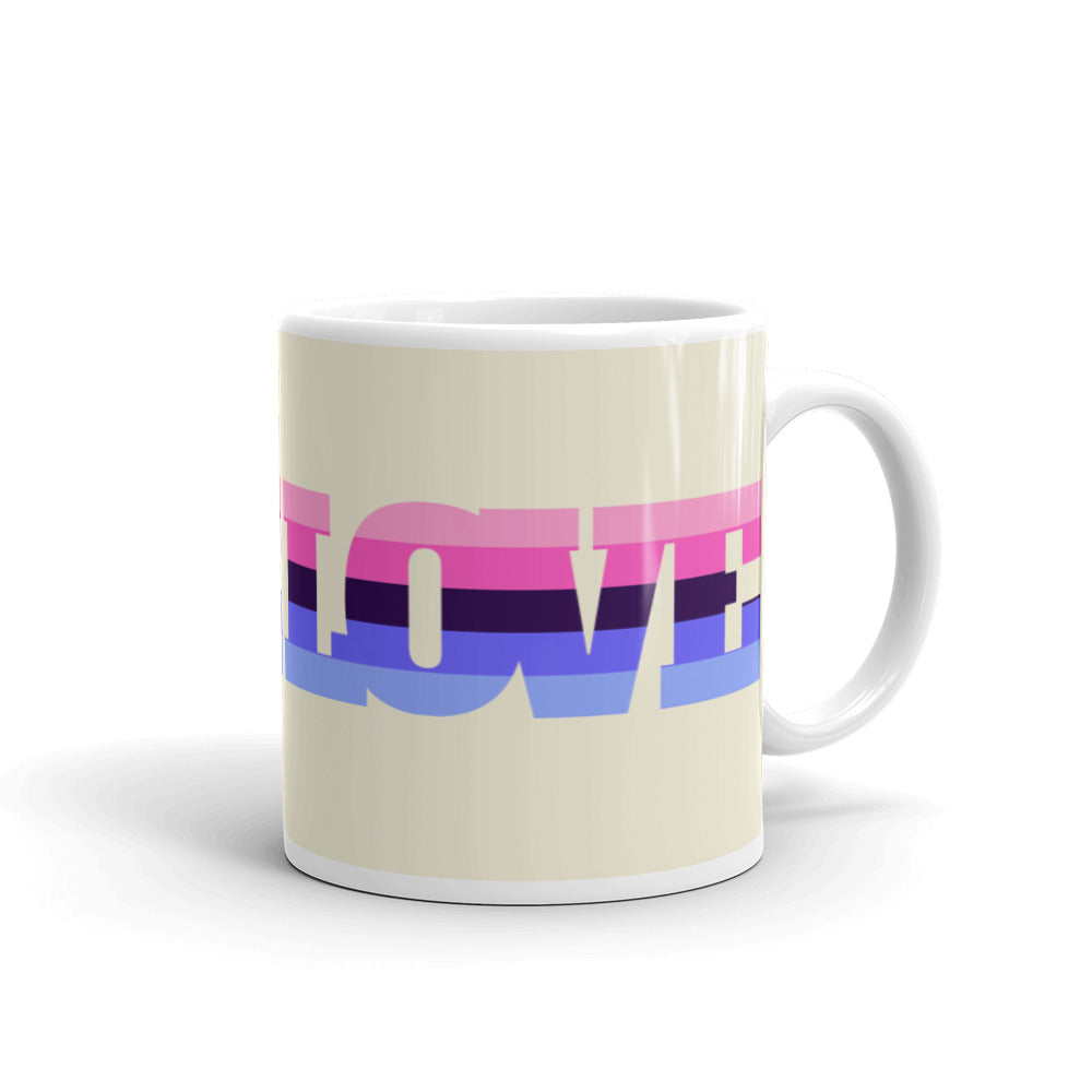  Omnisexual Love Mug by Queer In The World Originals sold by Queer In The World: The Shop - LGBT Merch Fashion