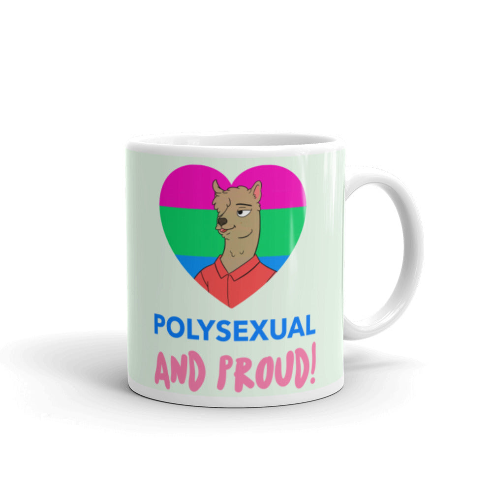  Polysexual And Proud Mug by Queer In The World Originals sold by Queer In The World: The Shop - LGBT Merch Fashion