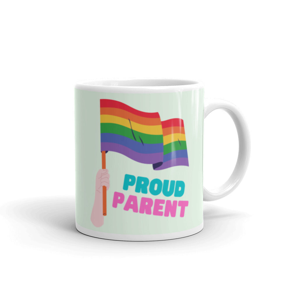  Proud Parent Mug by Queer In The World Originals sold by Queer In The World: The Shop - LGBT Merch Fashion