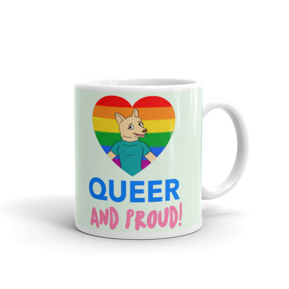  Queer And Proud Mug by Queer In The World Originals sold by Queer In The World: The Shop - LGBT Merch Fashion