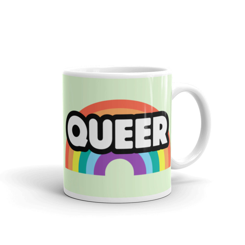  Queer Rainbow Mug by Queer In The World Originals sold by Queer In The World: The Shop - LGBT Merch Fashion
