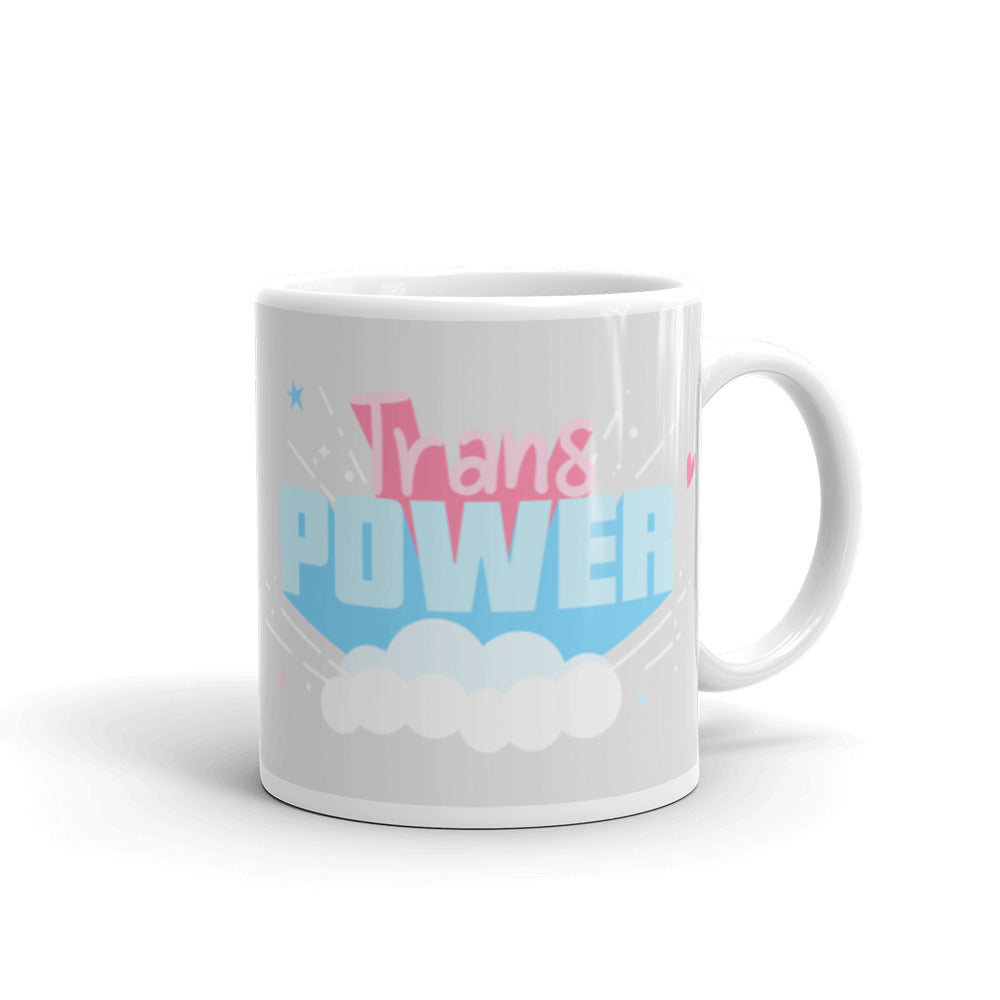  Stand Proud Trans Power Mug by Queer In The World Originals sold by Queer In The World: The Shop - LGBT Merch Fashion