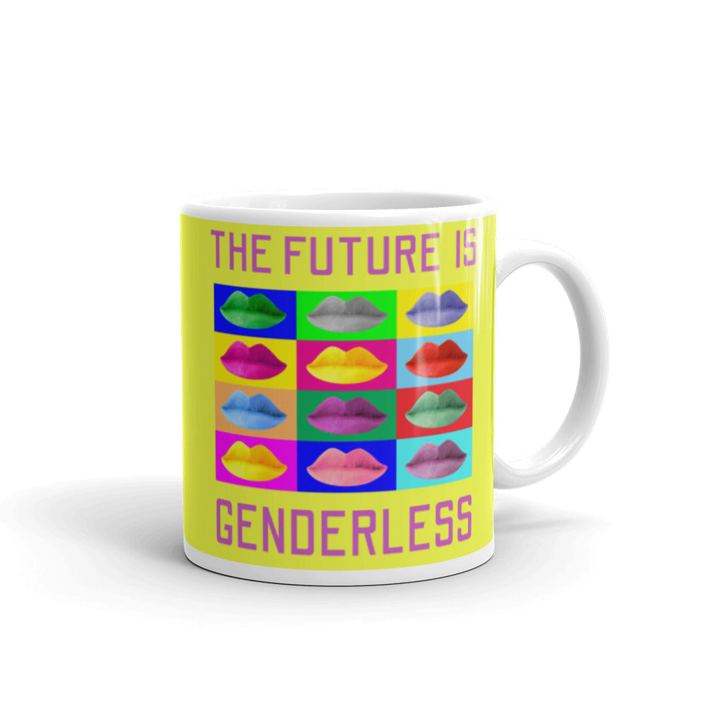  The Future Is Genderless Mug by Queer In The World Originals sold by Queer In The World: The Shop - LGBT Merch Fashion