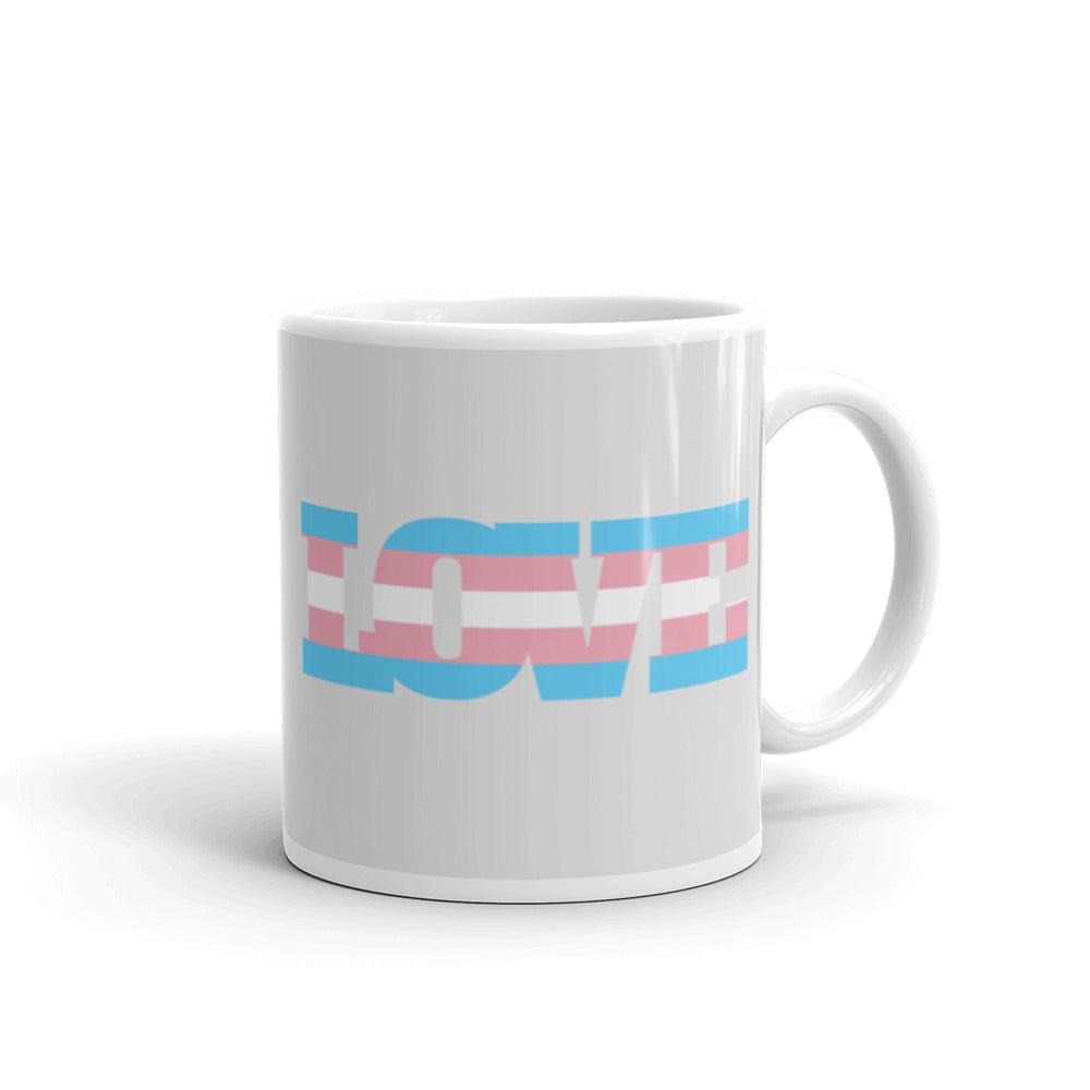  Transgender Love Mug by Queer In The World Originals sold by Queer In The World: The Shop - LGBT Merch Fashion