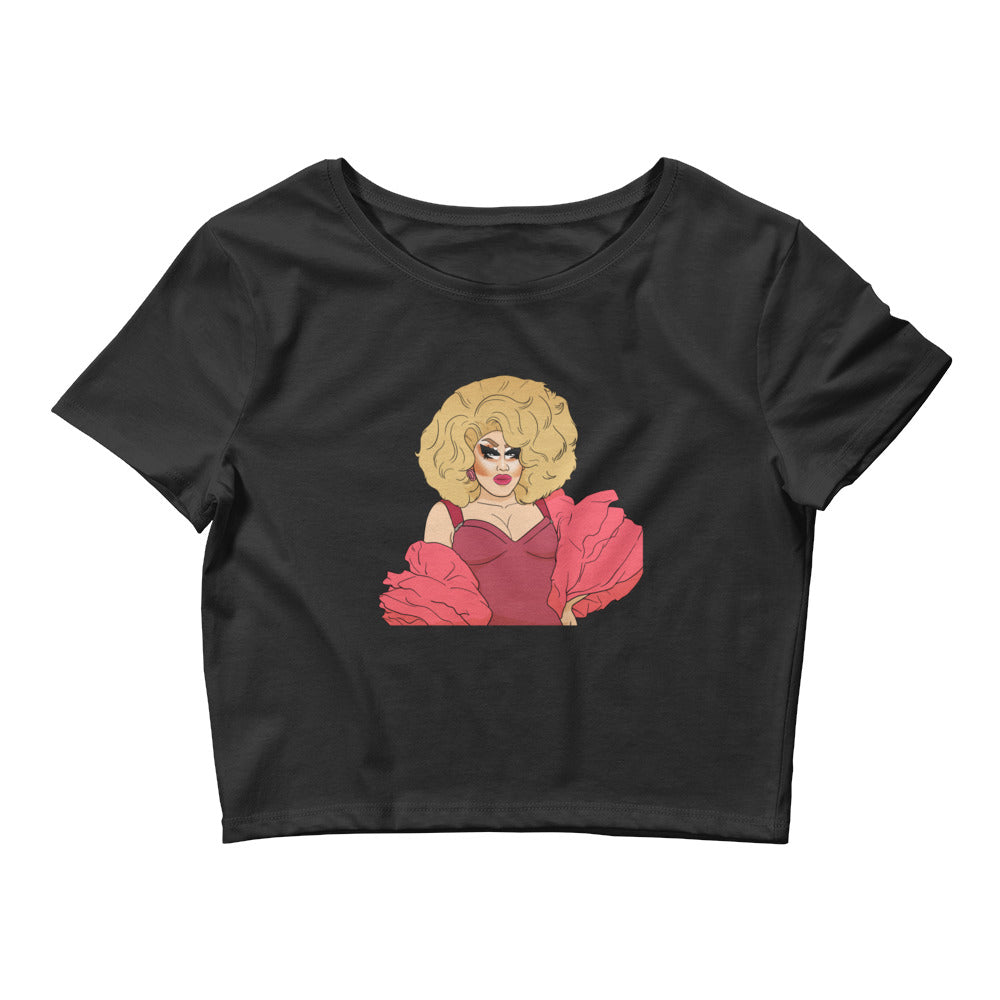 Black Sassy Trixie Mattel Crop Top by Queer In The World Originals sold by Queer In The World: The Shop - LGBT Merch Fashion