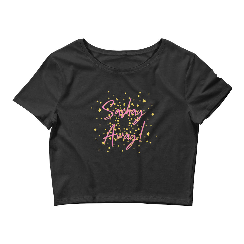 Black Sashay Away Crop Top by Queer In The World Originals sold by Queer In The World: The Shop - LGBT Merch Fashion