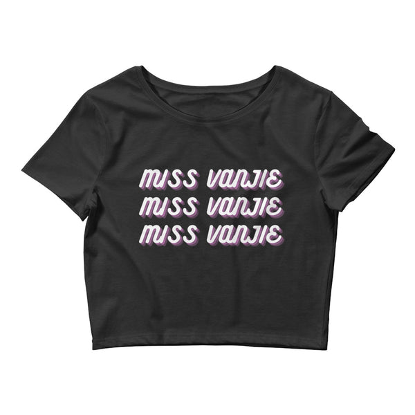 Black Miss Vanjie Crop Top by Queer In The World Originals sold by Queer In The World: The Shop - LGBT Merch Fashion