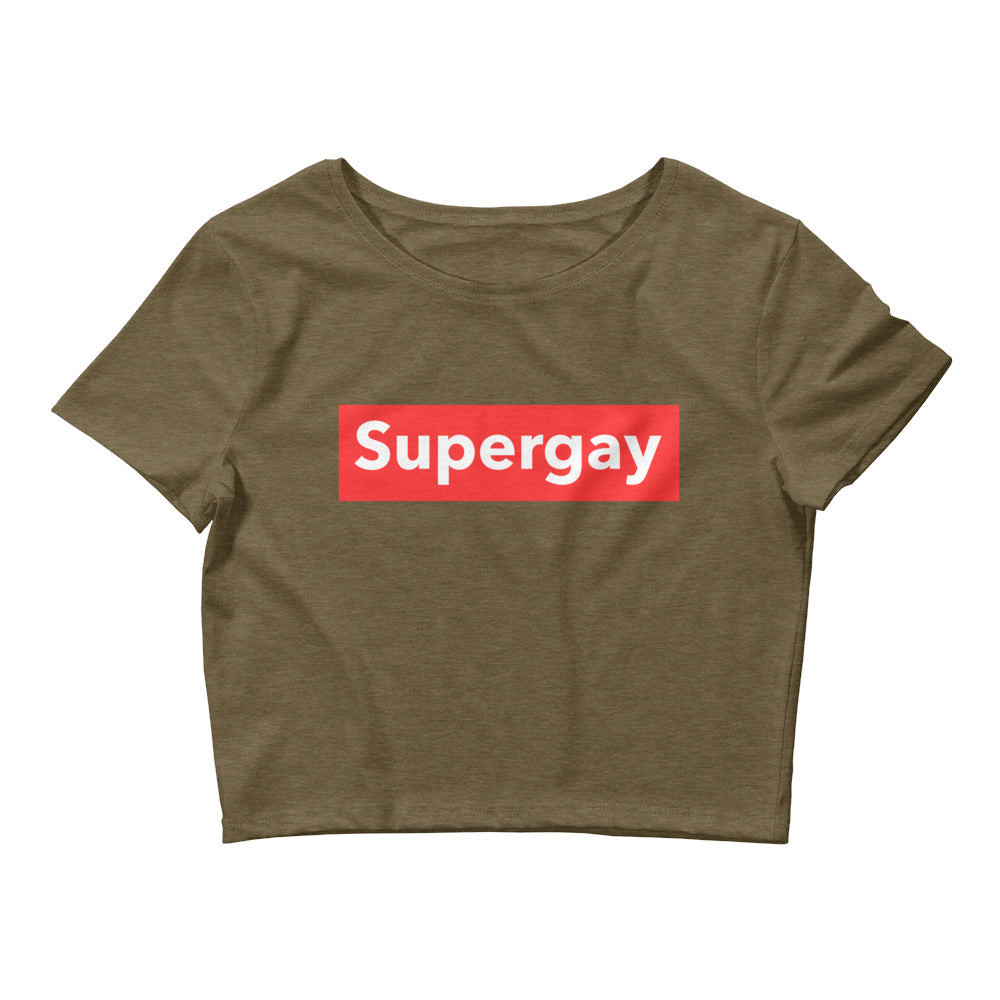Supergay Crop Top – Queer In The The Shop