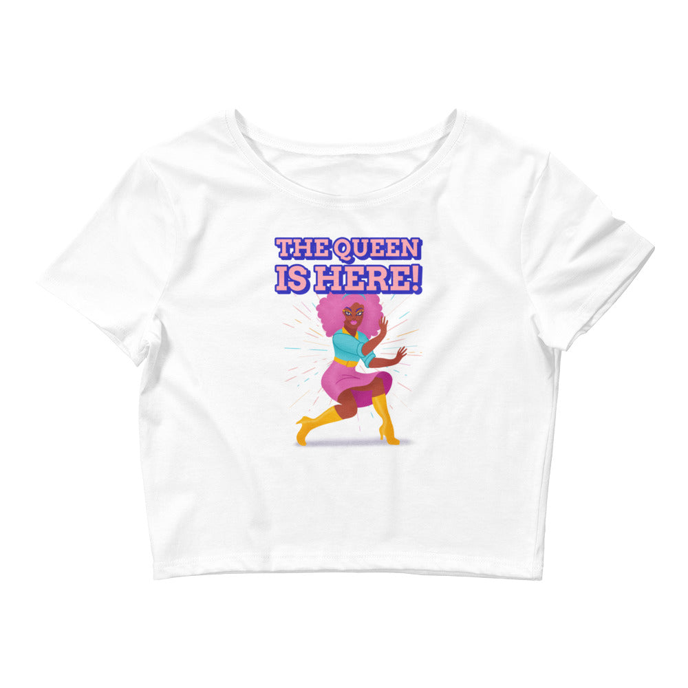  The Queen Is Here Crop Top by Queer In The World Originals sold by Queer In The World: The Shop - LGBT Merch Fashion