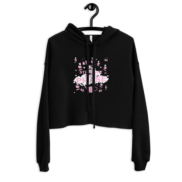 Black Being Straight Was My Phase Crop Hoodie by Queer In The World Originals sold by Queer In The World: The Shop - LGBT Merch Fashion