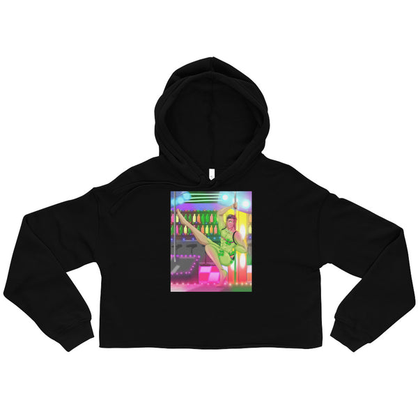 Black Love At A Gay GoGo Bar Crop Hoodie by Queer In The World Originals sold by Queer In The World: The Shop - LGBT Merch Fashion